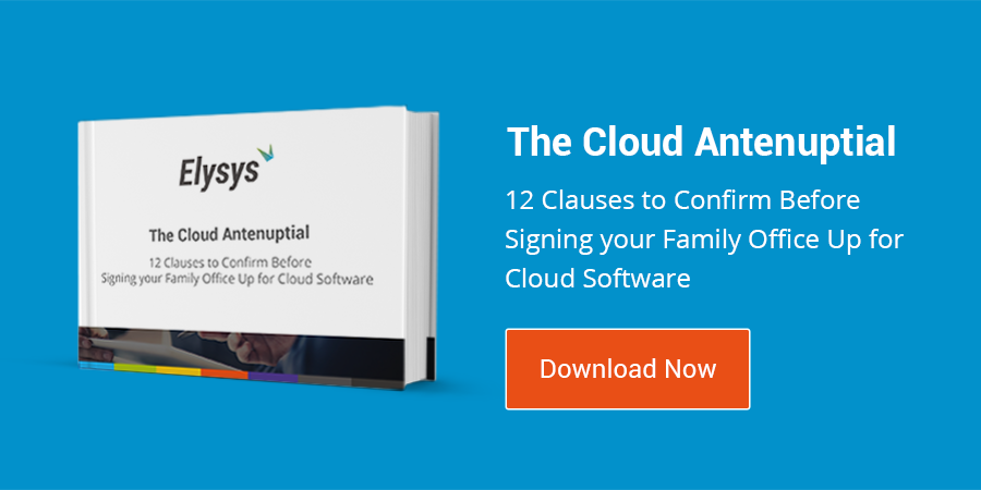 12 Clauses to confirm before signing your family office up for cloud software